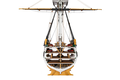 Model Shipways USS Constitution Cross-Section 1797  Scale Wooden Ship 1:76 Model Kit