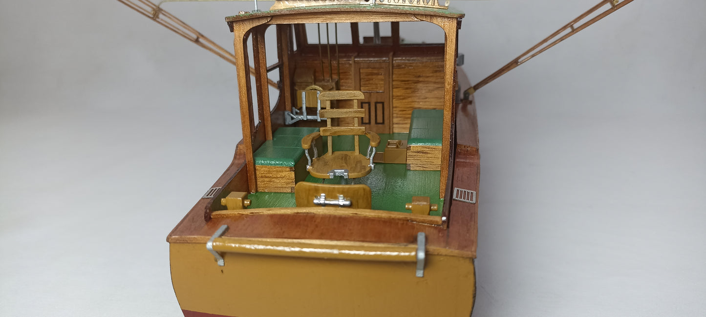 Model Shipways Ernest Hemingway's Pilar - 1:30 Scale Wooden Sportfishing Boat Model Kit