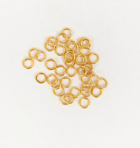 Model Expo - 1/8" (3mm) Brass Split Ring 40 pcs