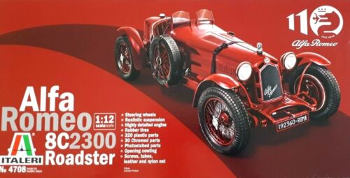 Italeri 4708 - ALFA ROMEO 8C/2300 (1931-1933) 110 ANNIVERSARY 1/12 Scale