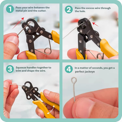Model Expo Tools - Jackstay Eyebolt maker - One Step Looper Loop Pliers 1.5mm