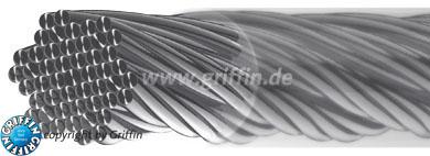 Griffin - Jewelry Wire - Thickness is 0.6 mm (.024") -49 strands with nylon coating - Spool contains 30 ft.