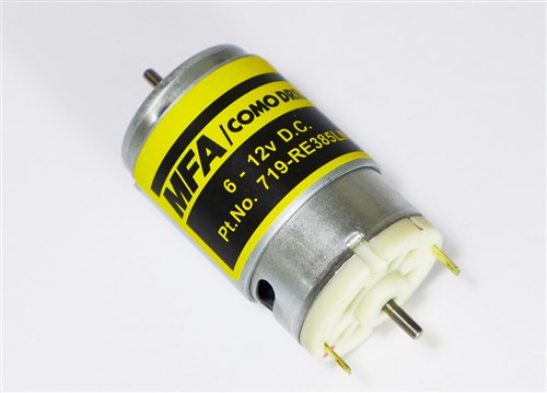 MFA - Miniature 6-12V DC Motor 5 Pole Noise Attenuated (Without Bracket)