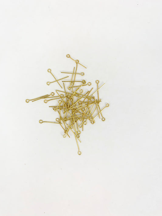 Model Expo - 1/16 x 1/2" Brass Jackstay Eyebolts 60 pcs