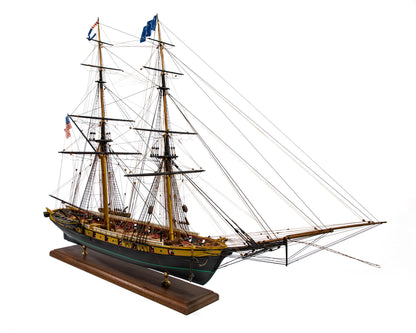 Model Shipways U.S. Brig Niagara Wood Model Kit 1:64 Scale - Battle of Lake Erie Flagship