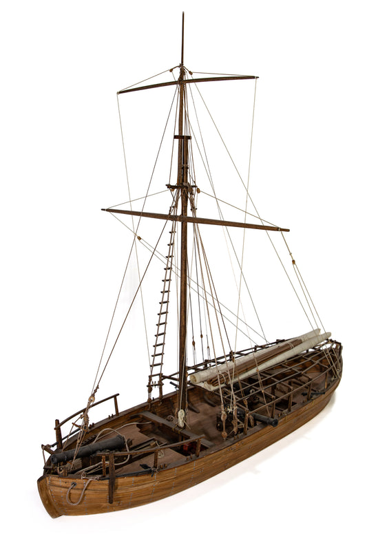 Model Shipways Philadelphia Gunboat 1:24 — Revolutionary War Model Kit 1776