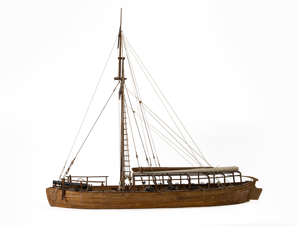 Model Shipways Philadelphia Gunboat 1:24 — Revolutionary War Model Kit 1776