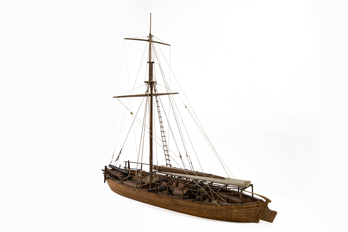 Model Shipways Philadelphia Gunboat 1:24 — Revolutionary War Model Kit 1776