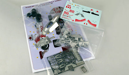 Tameo - SLK093 Brabham BT-42/3 Ford Cosworth - 1974 Canadian G.P. - White Metal Car Kit - Scale 1:43, Made in Italy