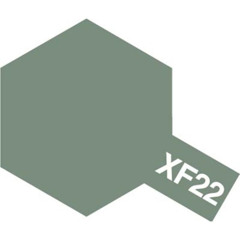 Tamiya - Flat Acrylic Paint XF-22 Rlm Grey 23ml - #81322