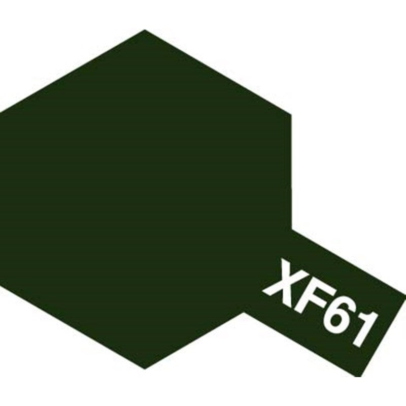 Tamiya - Flat Acrylic Paint XF-61 Dark Green 23ml - #81361