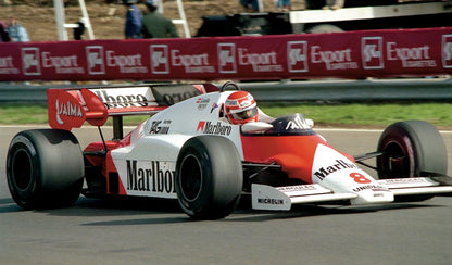 Tameo - WCT084 McLaren MP4/2 TAG - 1984 British Grand Prix - White Metal Car Kit - Scale 1:43, Made in Italy
