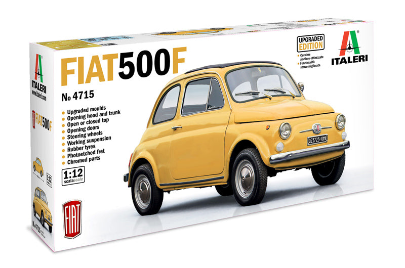Italeri - 1:12 Fiat 500 F Upgraded Edition