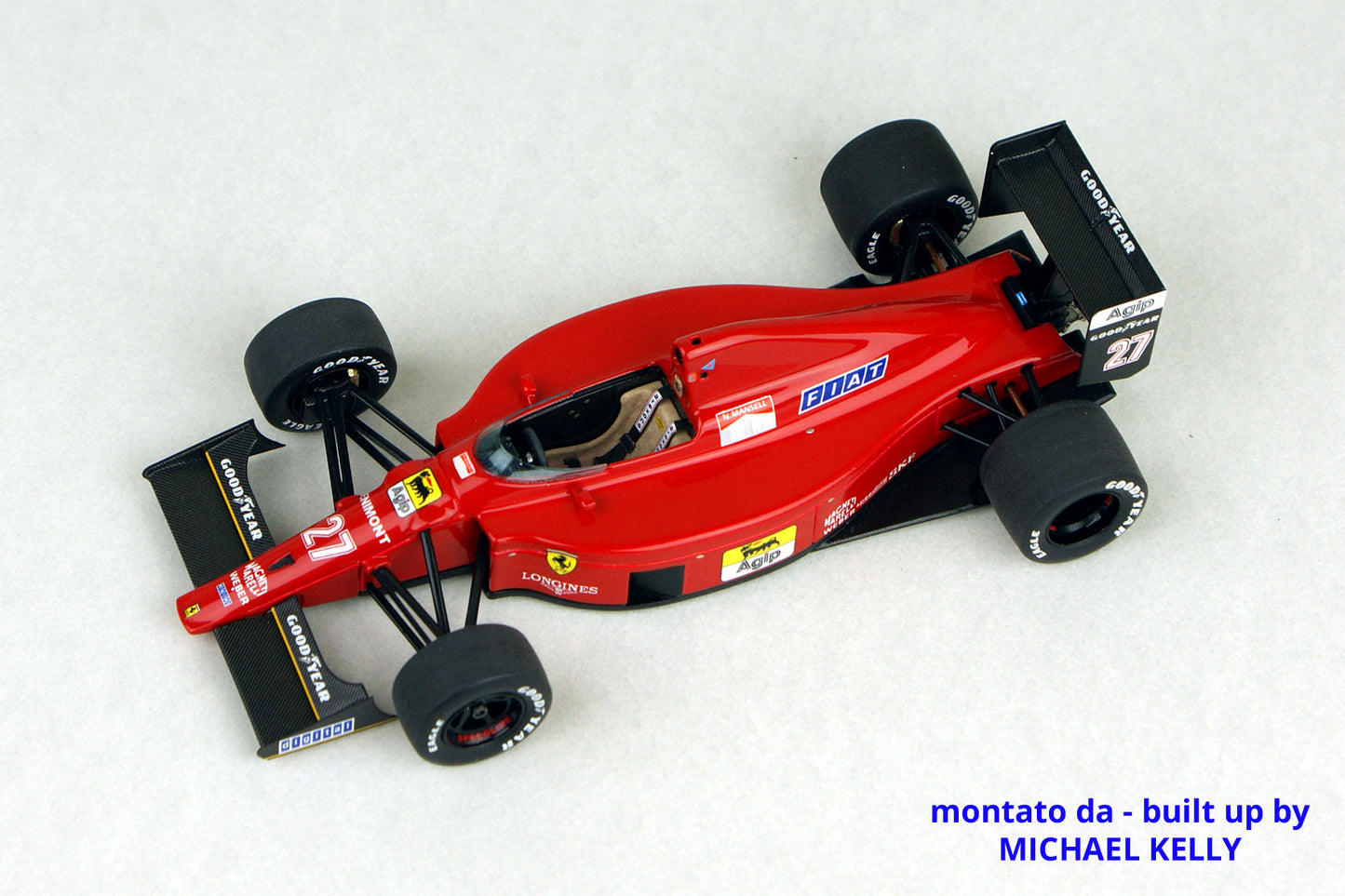 Tameo - TMK371 Ferrari F1-89 - 1989 - White Metal Car Kit - Scale 1:43, Made in Italy