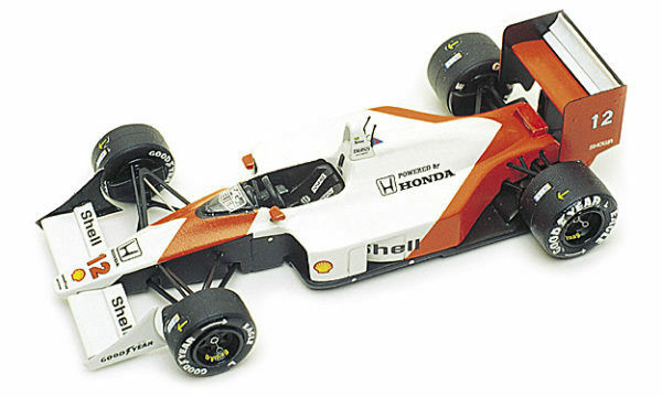 Tameo - TMK 364 McLaren Honda MP4/4 - White Metal Car Kit - Scale 1:43, RP-GB