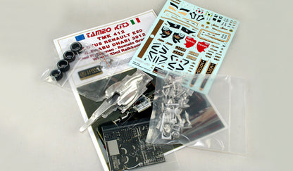 Tameo - TMK412 Lotus E20 Renault - 2012 - White Metal Car Kit - Scale 1:43, Made in Italy
