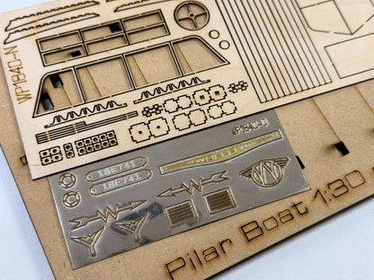 Model Shipways Ernest Hemingway's Pilar - 1:30 Scale Wooden Sportfishing Boat Model Kit