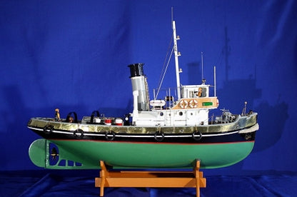 Mantua - 743 - Anteo Tugboat - Wooden Plank-On-Bulkhead KitScale 1:3035-1/2" Long, 24"High
