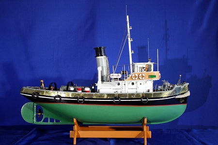 Mantua - 743 - Anteo Tugboat - Wooden Plank-On-Bulkhead KitScale 1:3035-1/2" Long, 24"High