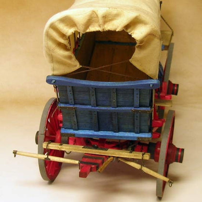 Model Trailways Conestoga Wagon 1:12 Scale Wood and Metal Kit