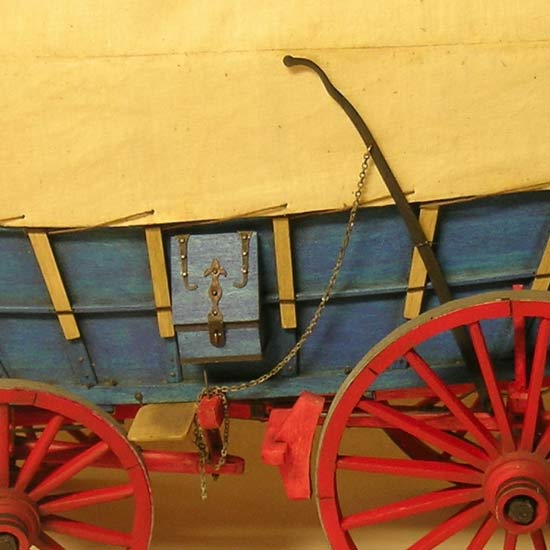 Model Trailways Conestoga Wagon 1:12 Scale Wood and Metal Kit