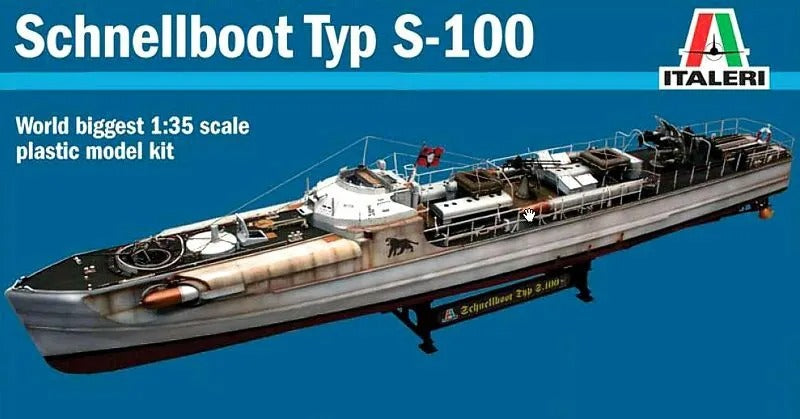 Italeri - 5603 SCHNELLBOOT S - 100 - PREMIER EDITION 1/35 Scale