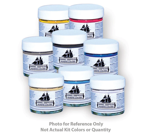 Midwest San Francisco Bay Scow Schooner Acrylic Paint Set - 8 x 1oz. Bottles