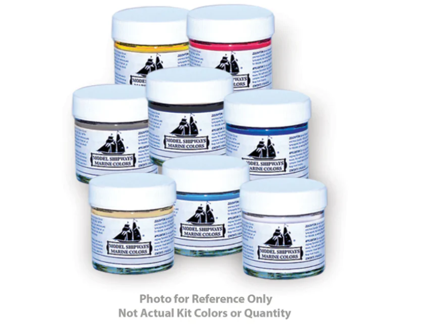 Dusek Mamoli MV22 Blue Shadow  Acrylic Paint Set - 7 x 1oz. Botles