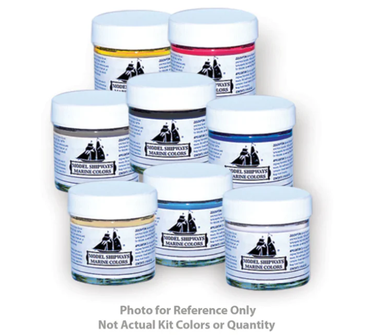 Dusek Mamoli MV19 Roter Lowe  Acrylic Paint Set - 6 x 1oz. Botles