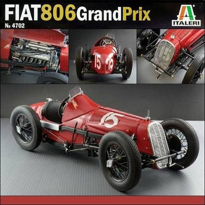 Italeri 4702 - FIAT 806 GRAND PRIX 1:12 Scale