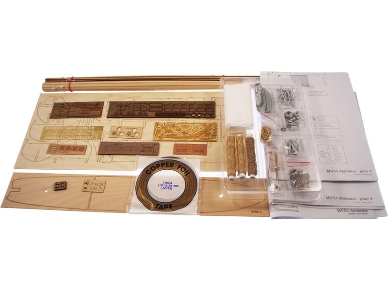 Mamoli CSS Alabama 1862 Wooden Ship Kit – 1:120 Scale (MV53)