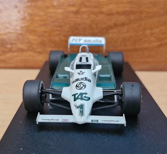 Tameo - SLK064 Williams FW 07C Ford - 1981 - White Metal Car Kit - Scale 1:43, Made in Italy