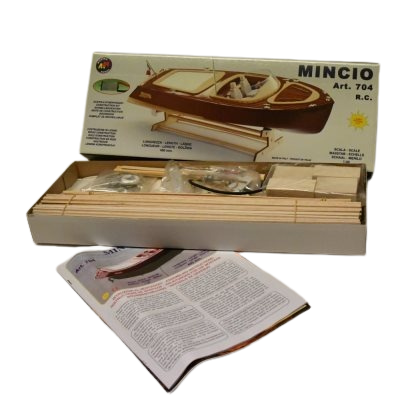 Mantua Mincio Italian Runabout 1:20 Scale Wooden Model Kit – RC Capable