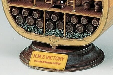 Corel - SM24 VICTORY CROSS SECTION 1:98 SCALE - Wooden Ship Model Kit