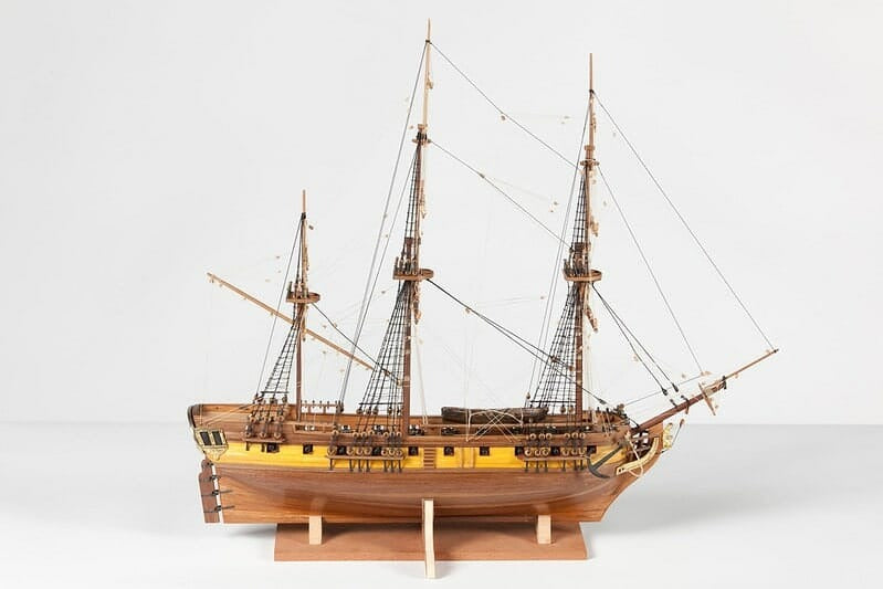 Corel - HMS GREYHOUND 20-GUN BRITISH SHIP