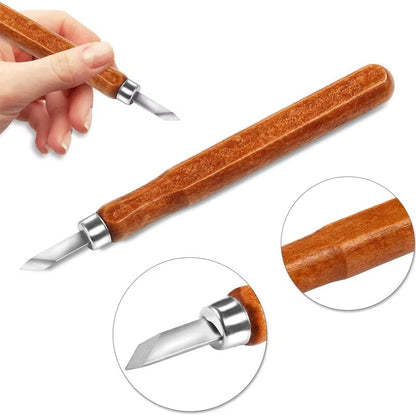 Master Shipwright’s 12-Piece Wood Carving & Detail Knife Set – Essential for Hull Shaping and Custom Deck Work