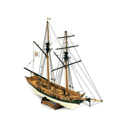 Model Shipways/Mamoli - Black Prince 1:57 Privateer  - Ben Franklin's Black Fleet -  Plank-On-Frame Model Ship Kit