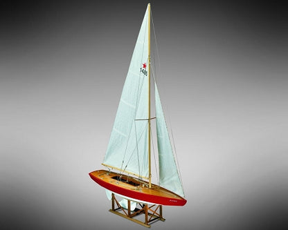 Dusek-Mamoli - Mamoli MV54 Jenny - Wood Plank-On-Frame Ship Model Kit -Length: 587 mm (23"), Height: 931mm (37") Scale 1/12