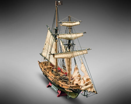 Blackbeard’s Pirate Ship 1:57 Scale MV82 Plank-on-Bulkhead Kit by Mamoli
