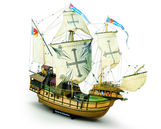 Dusek-Mamoli - Mamoli MV21-SAILS Set of Sails for Sao Miguel Caracca Atlantica Model Ship Kit - Scale 1/54