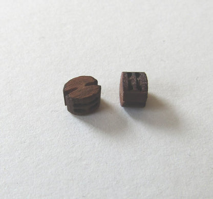 Beautiful Blocks 2 Sheave 7.0 mm Wood Block 20 pcs