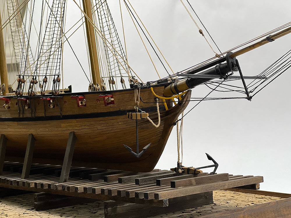 Model Shipways Prince de Neufchatel 1:64 Scale – Legendary War of 1812 American Privateer Brigantine Ship Model Kit