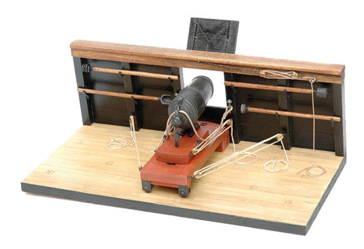 GUNS OF HISTORY 18C. DECK CARRONADE 32-LBR 1:24 SCALE MODEL KIT