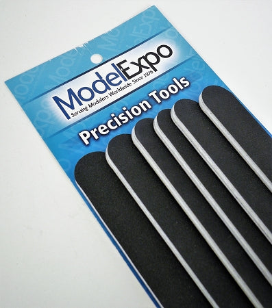 Emery Sanding Sticks (2-Sided 80/100 Grit) -7 x 3/4" Washable 6 Pack
