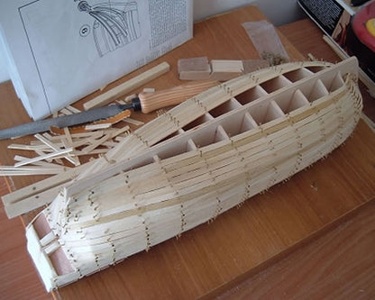 HMS Beagle 1:64 Scale MV20 Plank-on-Bulkhead Kit by Mamoli
