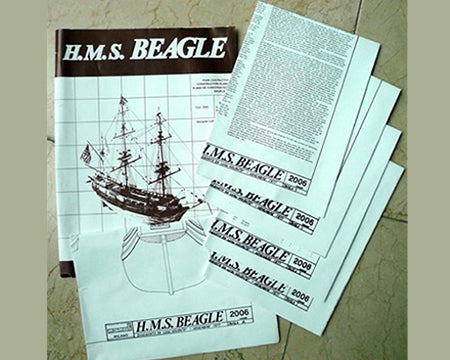HMS Beagle 1:64 Scale MV20 Plank-on-Bulkhead Kit by Mamoli