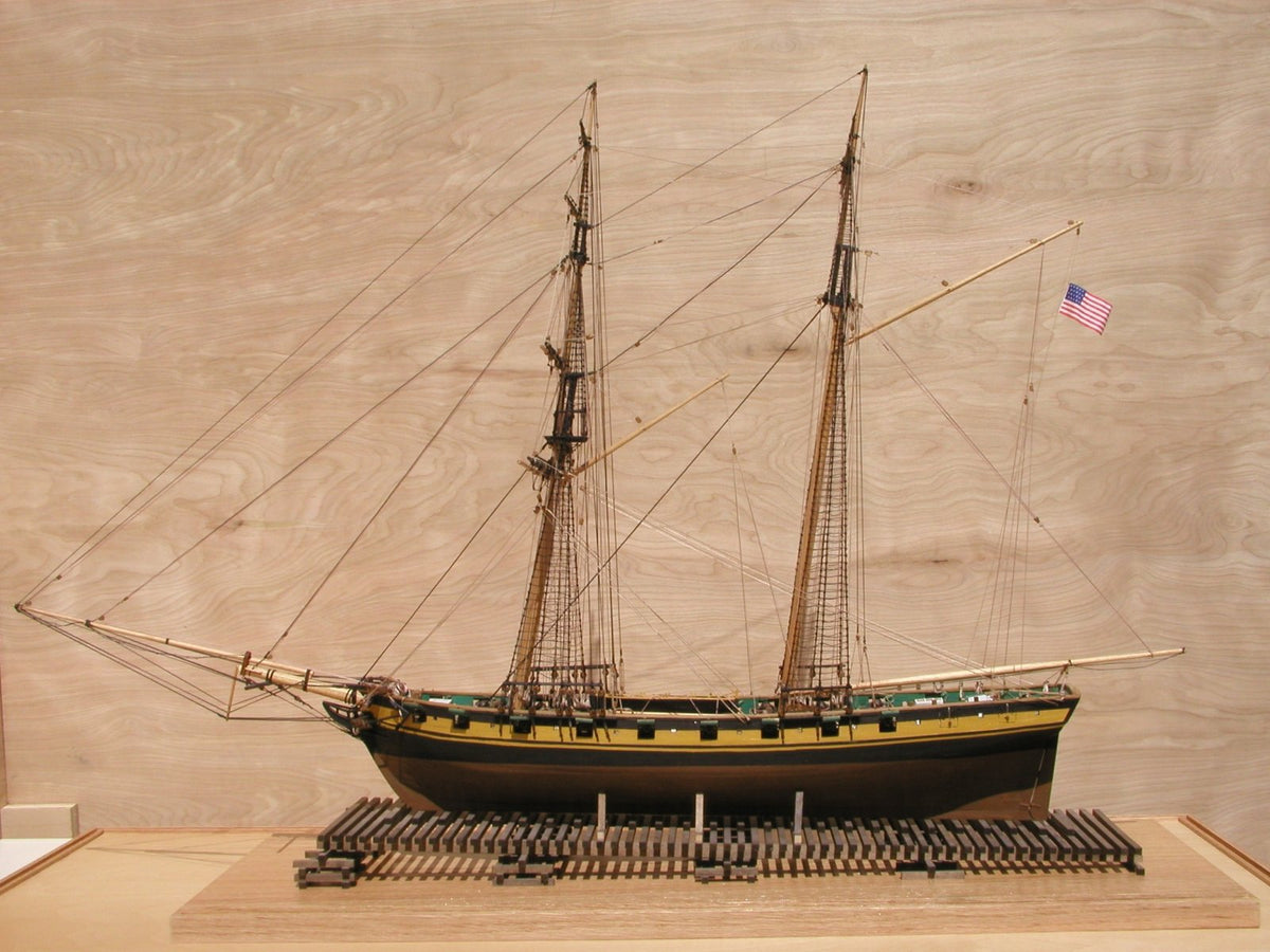 Model Shipways Prince de Neufchatel 1:64 Scale – Legendary War of 1812 American Privateer Brigantine Ship Model Kit