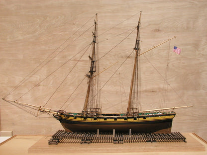 Model Shipways Prince de Neufchatel 1:64 Scale – Legendary War of 1812 American Privateer Brigantine Ship Model Kit