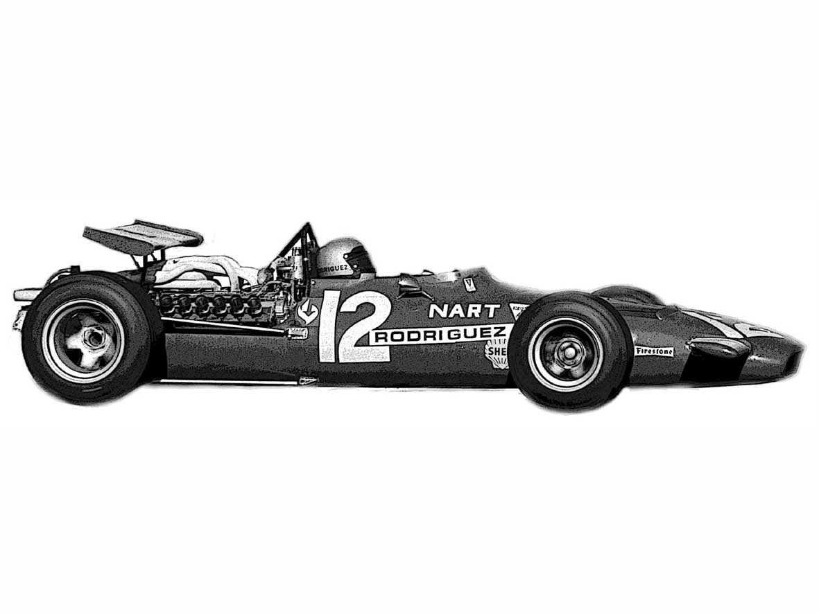 Ferrari 312 F1 1969 U.S.A. G.P.  –  Pedro Rodriguez  –  Tameo Kit SLK137