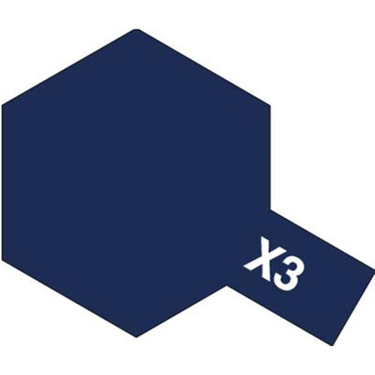 Tamiya - Acrylic Paint X-3 Royal Blue 23ml - #81003